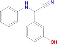 2-(3-hydroxyphenyl)-2-(phenylamino)acetonitrile