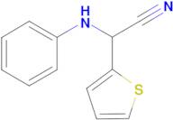 2-(phenylamino)-2-(thiophen-2-yl)acetonitrile