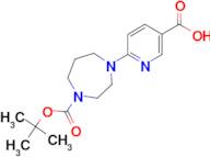 6-{4-[(tert-butoxy)carbonyl]-1,4-diazepan-1-yl}pyridine-3-carboxylic acid