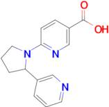 6-[2-(pyridin-3-yl)pyrrolidin-1-yl]pyridine-3-carboxylic acid