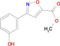 methyl 3-(3-hydroxyphenyl)-1,2-oxazole-5-carboxylate