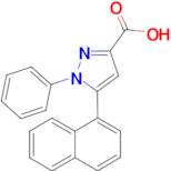 5-(Naphthalen-1-yl)-1-phenyl-1H-pyrazole-3-carboxylic acid