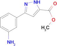 methyl 5-(3-aminophenyl)-1H-pyrazole-3-carboxylate