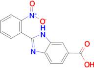 2-(2-nitrophenyl)-1H-1,3-benzodiazole-5-carboxylic acid