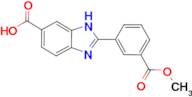 2-[3-(methoxycarbonyl)phenyl]-1H-1,3-benzodiazole-6-carboxylic acid