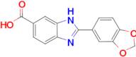 2-(2H-1,3-benzodioxol-5-yl)-1H-1,3-benzodiazole-6-carboxylic acid