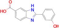 2-(3-hydroxyphenyl)-1H-1,3-benzodiazole-6-carboxylic acid