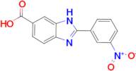 2-(3-nitrophenyl)-1H-1,3-benzodiazole-6-carboxylic acid