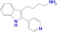 4-[2-(pyridin-4-yl)-1H-indol-3-yl]butan-1-amine