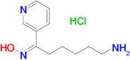 (Z)-N-[6-amino-1-(pyridin-3-yl)hexylidene]hydroxylamine hydrochloride