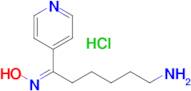 (Z)-N-[6-amino-1-(pyridin-4-yl)hexylidene]hydroxylamine hydrochloride