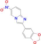 2-(2H-1,3-benzodioxol-5-yl)-6-nitroimidazo[1,2-a]pyridine