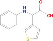 2-(phenylamino)-2-(thiophen-3-yl)acetic acid