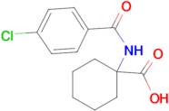 1-(4-chlorobenzamido)cyclohexane-1-carboxylic acid