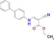 ethyl (2Z)-3-({[1,1'-biphenyl]-4-yl}amino)-2-cyanoprop-2-enoate