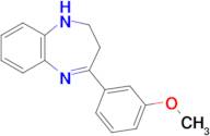 4-(3-methoxyphenyl)-2,3-dihydro-1H-1,5-benzodiazepine