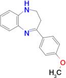 4-(4-methoxyphenyl)-2,3-dihydro-1H-1,5-benzodiazepine