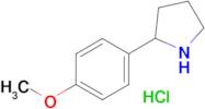 2-(4-methoxyphenyl)pyrrolidine hydrochloride