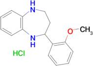 2-(2-methoxyphenyl)-2,3,4,5-tetrahydro-1H-1,5-benzodiazepine hydrochloride