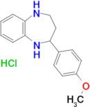 2-(4-methoxyphenyl)-2,3,4,5-tetrahydro-1H-1,5-benzodiazepine hydrochloride