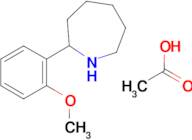 2-(2-methoxyphenyl)azepane; acetic acid