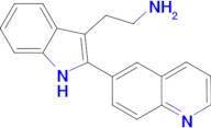 2-[2-(quinolin-6-yl)-1H-indol-3-yl]ethan-1-amine