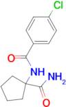 N-(1-carbamoylcyclopentyl)-4-chlorobenzamide