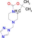 tert-butyl 4-[(1H-1,2,4-triazol-1-yl)methyl]piperazine-1-carboxylate