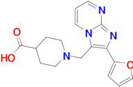 1-{[2-(furan-2-yl)imidazo[1,2-a]pyrimidin-3-yl]methyl}piperidine-4-carboxylic acid