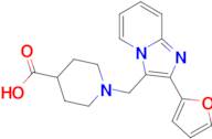 1-{[2-(furan-2-yl)imidazo[1,2-a]pyridin-3-yl]methyl}piperidine-4-carboxylic acid