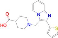 1-{[2-(thiophen-2-yl)imidazo[1,2-a]pyridin-3-yl]methyl}piperidine-4-carboxylic acid