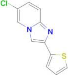 6-chloro-2-(thiophen-2-yl)imidazo[1,2-a]pyridine