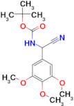 tert-butyl N-[cyano(3,4,5-trimethoxyphenyl)methyl]carbamate