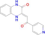 (3Z)-3-[2-oxo-2-(pyridin-4-yl)ethylidene]-1,2,3,4-tetrahydroquinoxalin-2-one