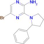 5-bromo-3-(2-phenylpyrrolidin-1-yl)pyrazin-2-amine