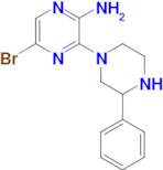 5-bromo-3-(3-phenylpiperazin-1-yl)pyrazin-2-amine