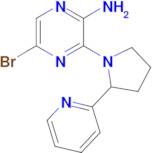 5-bromo-3-[2-(pyridin-2-yl)pyrrolidin-1-yl]pyrazin-2-amine