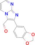 2-(2H-1,3-benzodioxol-5-yl)imidazo[1,2-a]pyrimidine-3-carbaldehyde