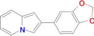 2-(2H-1,3-benzodioxol-5-yl)indolizine