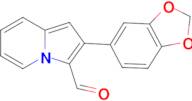 2-(2H-1,3-benzodioxol-5-yl)indolizine-3-carbaldehyde