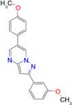 2-(3-methoxyphenyl)-6-(4-methoxyphenyl)pyrazolo[1,5-a]pyrimidine