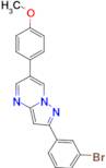 2-(3-bromophenyl)-6-(4-methoxyphenyl)pyrazolo[1,5-a]pyrimidine