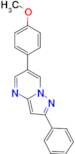 6-(4-methoxyphenyl)-2-phenylpyrazolo[1,5-a]pyrimidine