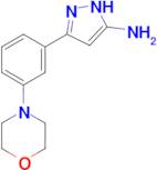 3-[3-(morpholin-4-yl)phenyl]-1H-pyrazol-5-amine