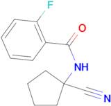 N-(1-cyanocyclopentyl)-2-fluorobenzamide