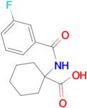 1-(3-fluorobenzamido)cyclohexane-1-carboxylic acid