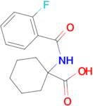 1-(2-fluorobenzamido)cyclohexane-1-carboxylic acid