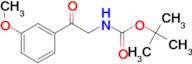 tert-butyl N-[2-(3-methoxyphenyl)-2-oxoethyl]carbamate