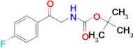 tert-butyl N-[2-(4-fluorophenyl)-2-oxoethyl]carbamate