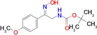 tert-butyl N-[(2Z)-2-(hydroxyimino)-2-(4-methoxyphenyl)ethyl]carbamate